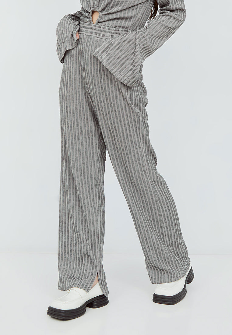 Tanza Knit Pants in Grey (6989661831347)